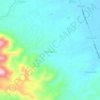 Topografische kaart Pulangbato, hoogte, reliëf
