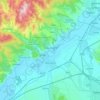 Topografische kaart Vințu de Jos, hoogte, reliëf