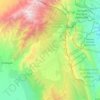 Topografische kaart Municipio de Aconquija, hoogte, reliëf