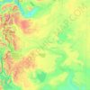 Topografische kaart Río Chico, hoogte, reliëf
