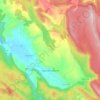 Topografische kaart Vega del Codorno, hoogte, reliëf