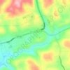 Topografische kaart Jonesville, hoogte, reliëf