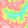 Topografische kaart Acraquia, hoogte, reliëf