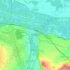 Topografische kaart Gemeinde Fischamend, hoogte, reliëf