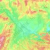 Topografische kaart 30190, hoogte, reliëf