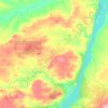Topografische kaart Невонское сельское поселение, hoogte, reliëf