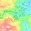 Topografische kaart Passagem de Mariana, hoogte, reliëf