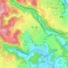 Topografische kaart Hoshigamine, hoogte, reliëf