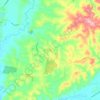 Topografische kaart Nerrena, hoogte, reliëf