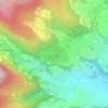 Topografische kaart Telaga Sarangan, hoogte, reliëf