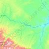 Topografische kaart Stillwater County, hoogte, reliëf