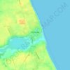 Topografische kaart Hornsea, hoogte, reliëf