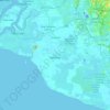 Topografische kaart Kuala Langat, hoogte, reliëf