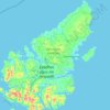 Topografische kaart Western Isles, hoogte, reliëf