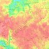 Topografische kaart Milizac-Guipronvel, hoogte, reliëf
