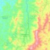 Topografische kaart Santa Bárbara do Leste, hoogte, reliëf