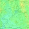 Topografische kaart Stieltjeskanaal, hoogte, reliëf