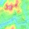 Topografische kaart Lordelo, hoogte, reliëf