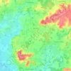 Topografische kaart Beaufay, hoogte, reliëf