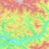 Topografische kaart Karsog, hoogte, reliëf