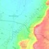 Topografische kaart Leadenham, hoogte, reliëf