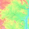 Topografische kaart Adavi, hoogte, reliëf