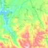 Topografische kaart 'Onne/Fonni, hoogte, reliëf