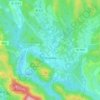 Topografische kaart Ochandiano, hoogte, reliëf