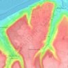 Topografische kaart Équemauville, hoogte, reliëf