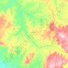 Topografische kaart Chupinguaia, hoogte, reliëf