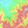 Topografische kaart Chen, hoogte, reliëf