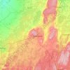 Topografische kaart Falköpings kommun, hoogte, reliëf