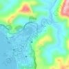 Topografische kaart Canlapwas, hoogte, reliëf