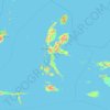 Topografische kaart North Maluku, hoogte, reliëf