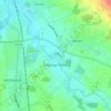 Topografische kaart Grastrup-Hölsen, hoogte, reliëf
