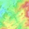Topografische kaart Gadernheim, hoogte, reliëf