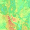 Topografische kaart Iława, hoogte, reliëf
