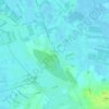Topografische kaart Hahnenknoop, hoogte, reliëf