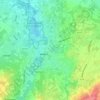 Topografische kaart Wellen, hoogte, reliëf