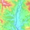 Topografische kaart Irurozqui, hoogte, reliëf