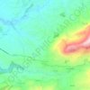 Topografische kaart Benasau, hoogte, reliëf