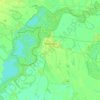 Topografische kaart Tiszafüred, hoogte, reliëf