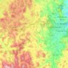 Topografische kaart Celina, hoogte, reliëf