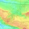 Topografische kaart 78370, hoogte, reliëf