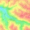 Topografische kaart Bermerain, hoogte, reliëf