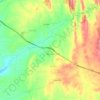 Topografische kaart Villarrubio, hoogte, reliëf