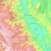 Topografische kaart Tocache, hoogte, reliëf