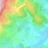 Topografische kaart Seeba, hoogte, reliëf