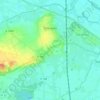Topografische kaart Isbergues, hoogte, reliëf