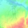Topografische kaart Muñoveros, hoogte, reliëf
